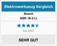 Bosch GSR 18-2 LI Test