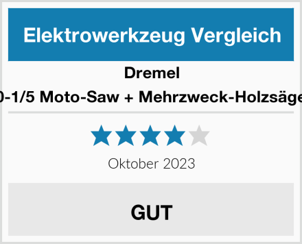 Dremel MS20-1/5 Moto-Saw + Mehrzweck-Holzsägeblatt Test