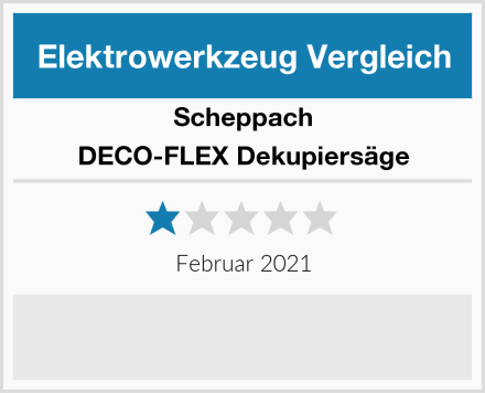 Scheppach DECO-FLEX Dekupiersäge Test