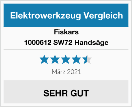 Fiskars 1000612 SW72 Handsäge Test