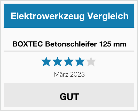  BOXTEC Betonschleifer 125 mm Test