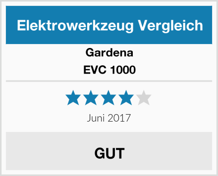 Gardena EVC 1000 Test