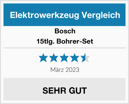 Bosch 15tlg. Bohrer-Set Test