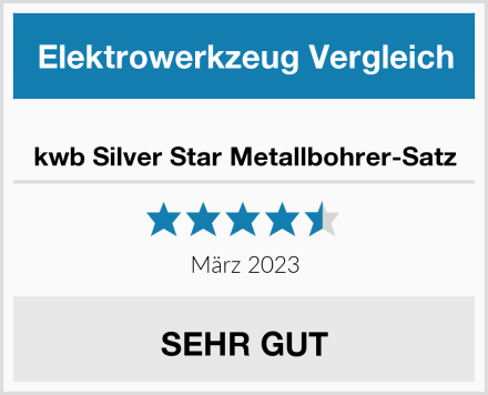  kwb Silver Star Metallbohrer-Satz Test