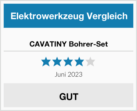  CAVATINY Bohrer-Set Test