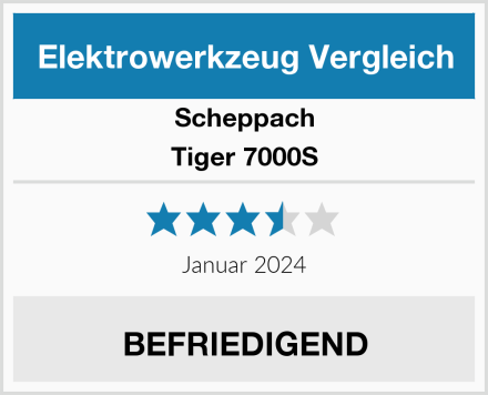 Scheppach Tiger 7000S Test