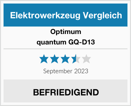 Optimum quantum GQ-D13 Test