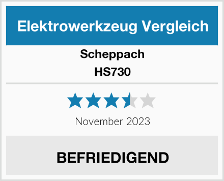 Scheppach HS730 Test