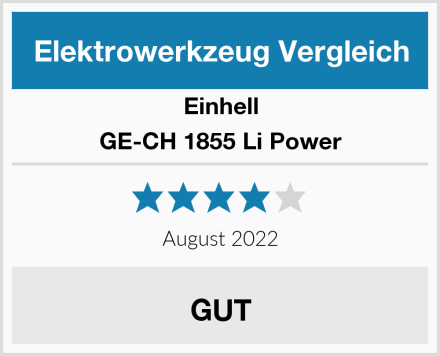 Einhell GE-CH 1855 Li Power Test