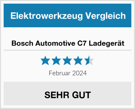 Bosch Automotive C7 Ladegerät Test