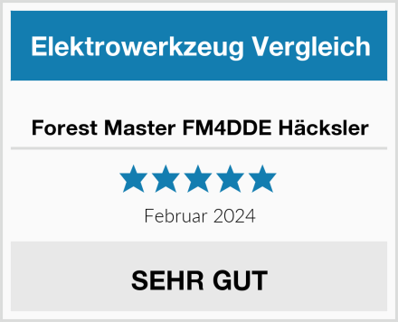  Forest Master FM4DDE Häcksler Test
