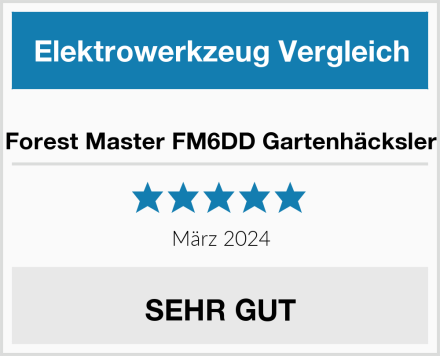 Forest Master FM6DD Gartenhäcksler Test