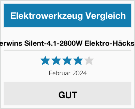  Sterwins Silent-4.1-2800W Elektro-Häcksler Test