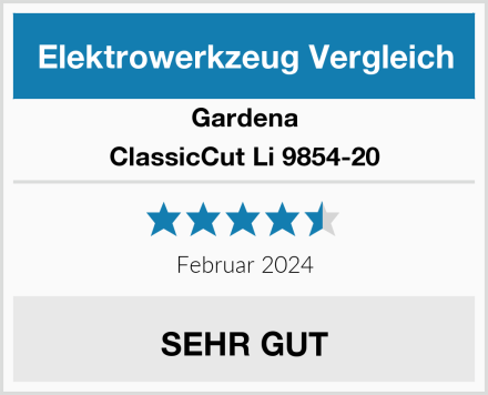 Gardena ClassicCut Li 9854-20 Test
