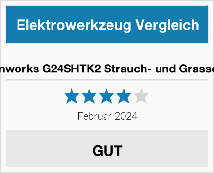  Greenworks G24SHTK2 Strauch- und Grasschere Test