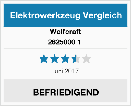 Wolfcraft 2625000 1  Test