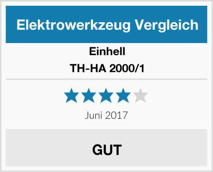 Einhell TH-HA 2000/1 Test
