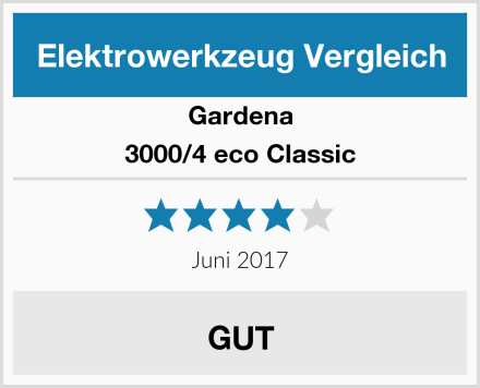 Gardena 3000/4 eco Classic Test