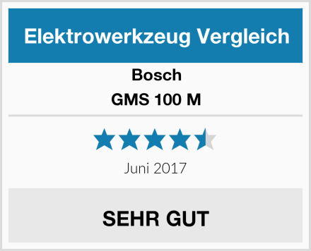 Bosch GMS 100 M Test