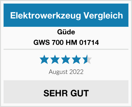 Güde GWS 700 HM 01714 Test