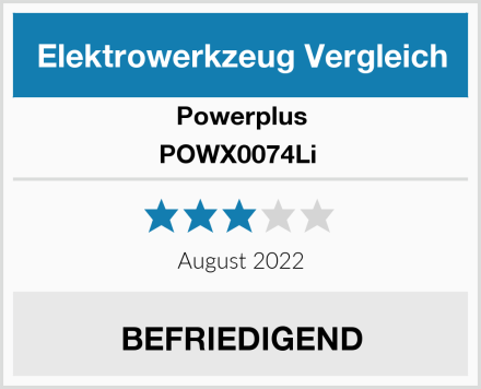PowerPlus POWX0074Li  Test