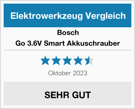 Bosch Go 3.6V Smart Akkuschrauber Test
