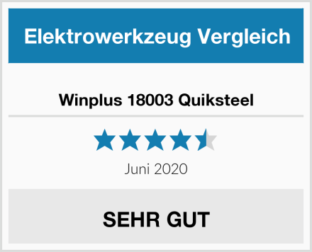  Winplus 18003 Quiksteel Test