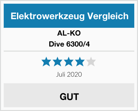 AL-KO Dive 6300/4 Test