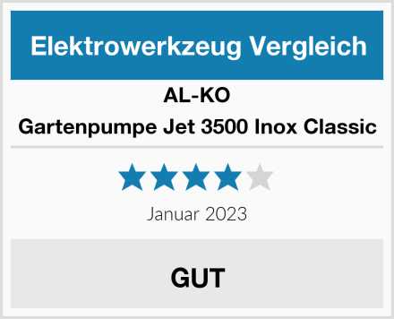 AL-KO Gartenpumpe Jet 3500 Inox Classic Test