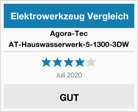 Agora-Tec AT-Hauswasserwerk-5-1300-3DW Test