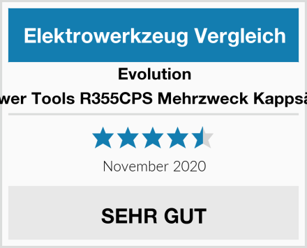 Evolution Power Tools R355CPS Mehrzweck Kappsäge Test