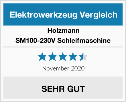Holzmann SM100-230V Schleifmaschine Test