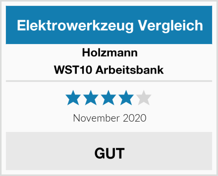Holzmann WST10 Arbeitsbank Test
