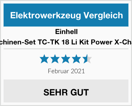 Einhell Maschinen-Set TC-TK 18 Li Kit Power X-Change Test