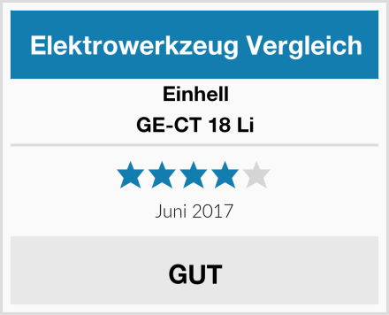 Einhell GE-CT 18 Li Test