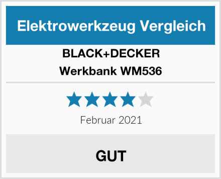 BLACK+DECKER Werkbank WM536 Test