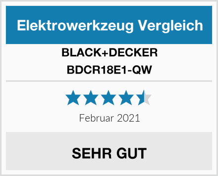 BLACK+DECKER BDCR18E1-QW Test