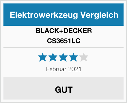 BLACK+DECKER CS3651LC Test